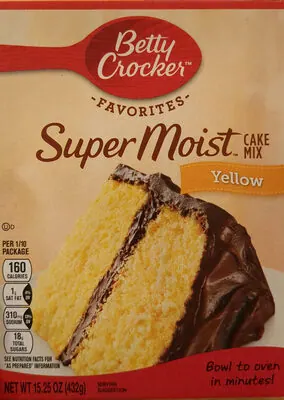 Betty Crocker Super Moist Vanilla Cake Mix