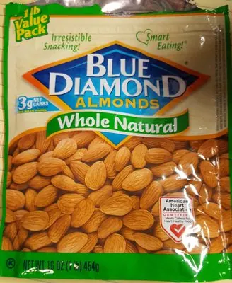 Blue Diamond Almonds Whole Natural