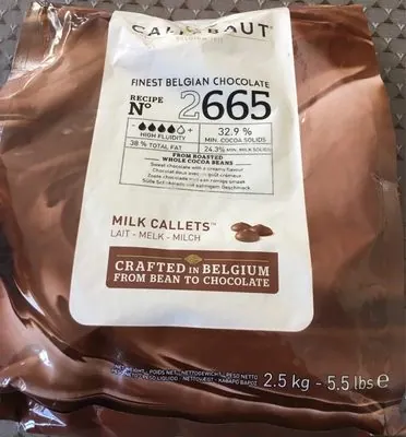 Callebaut Milk Couverture 823 33.6% Callets