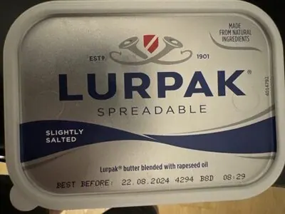 Lurpak Spreadable Slightly Salted