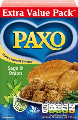 Paxo Sage & Onion Stuffing