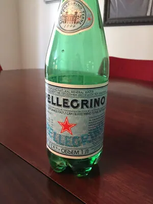San Pellegrino Sparkling Natural Mineral Water Glass