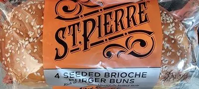 St Pierre Brioche Burger Buns